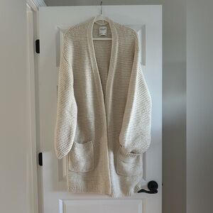 Abercrombie & Fitch Cream Knit Cardigan